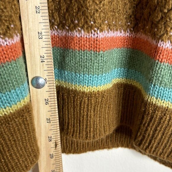 Hurley ladies pullover cozy argyle crewneck sweater size medium - Picture 8 of 10